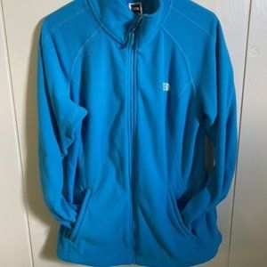 North Face Blue Zip Up Jacket - Women's Size XL